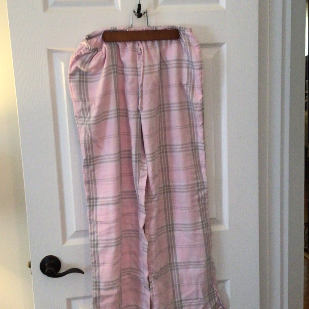 Women's Pink Plaid Pajama Pants - Soft Sleep Lounge Wear